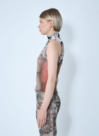 Jean Paul Gaultier Fire Mesh Tank Top