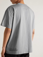 A-COLD-WALL* - Bisporus Printed Organic Cotton-Jersey T-Shirt - Gray