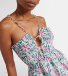 Susan Fang Floral midi dress