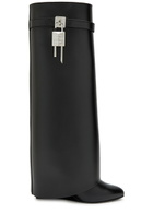 Givenchy Shark Lock 90 Leather Knee-high Boots Black