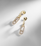 Messika Move Link 18kt gold earrings with diamonds