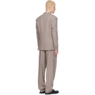 Hugo Taupe Two-Piece Modern-Fit Stretch Twill Suit