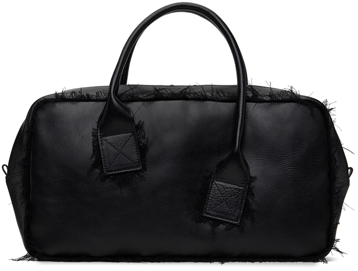 Photo: Y's Black Asymmetric Boston Bag