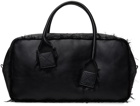 Y's Black Asymmetric Boston Bag