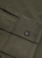 Emporio Armani Logo-intarsia Cotton Shirt Grey