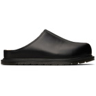 Dr. Martens Black San Leather Mule Loafers