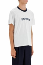 AMI ALEXANDRE MATIUSSI t-shirt with logo print White
