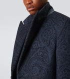 Etro Paisley wool and cashmere jacquard coat