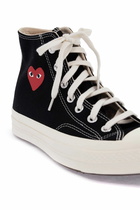 COMME DES GARCONS PLAY comme des garçons play x converse sneakers hi-top 70 chuck Black