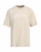 Dolce & gabbana Mens T-shirt in Beige