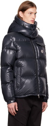 Moncler Navy Short Montbeliard Down Jacket