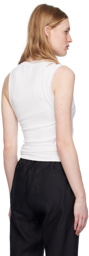 BOSS White Layered Tank Top