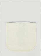 Polartec® Drawstring Neck Gaiter in White