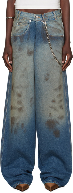 Photo: LU'U DAN Blue Kriss Kross Jeans