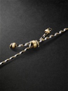 Jacquie Aiche - Gold, Aventurine and Cord Pendant Necklace