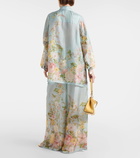 Zimmermann Waverly floral silk shirt