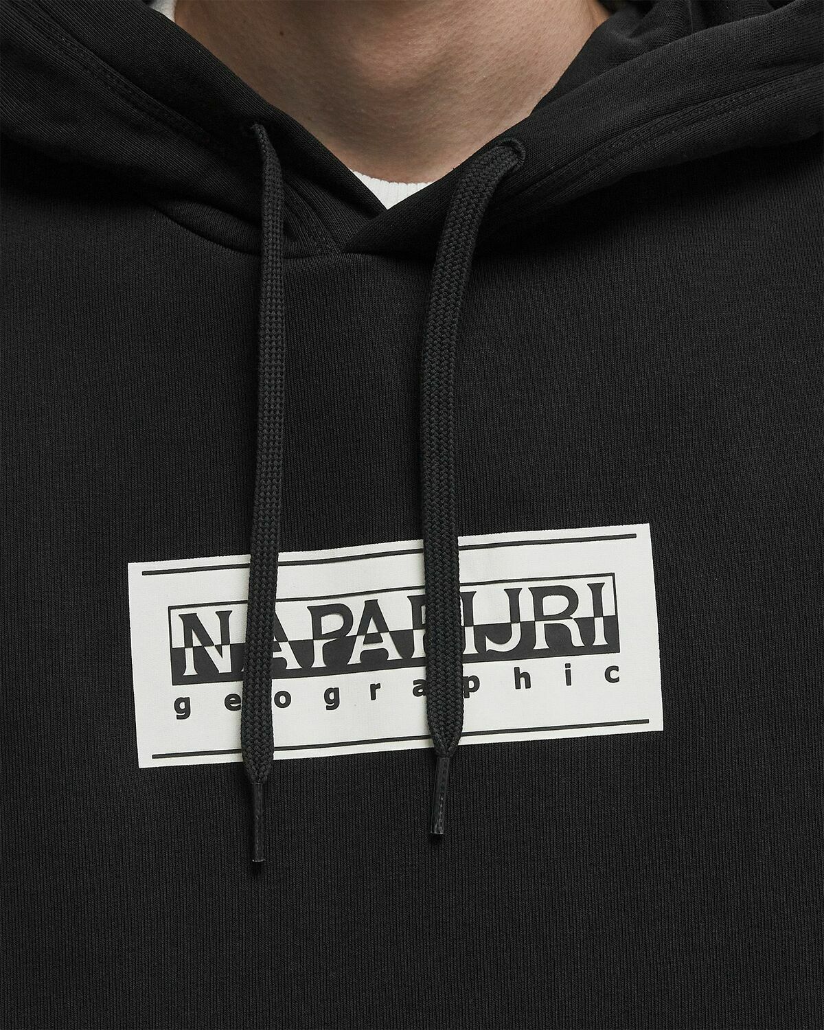 Napapijri B-BOX LOGO H SWEAT Black Mens Hoody