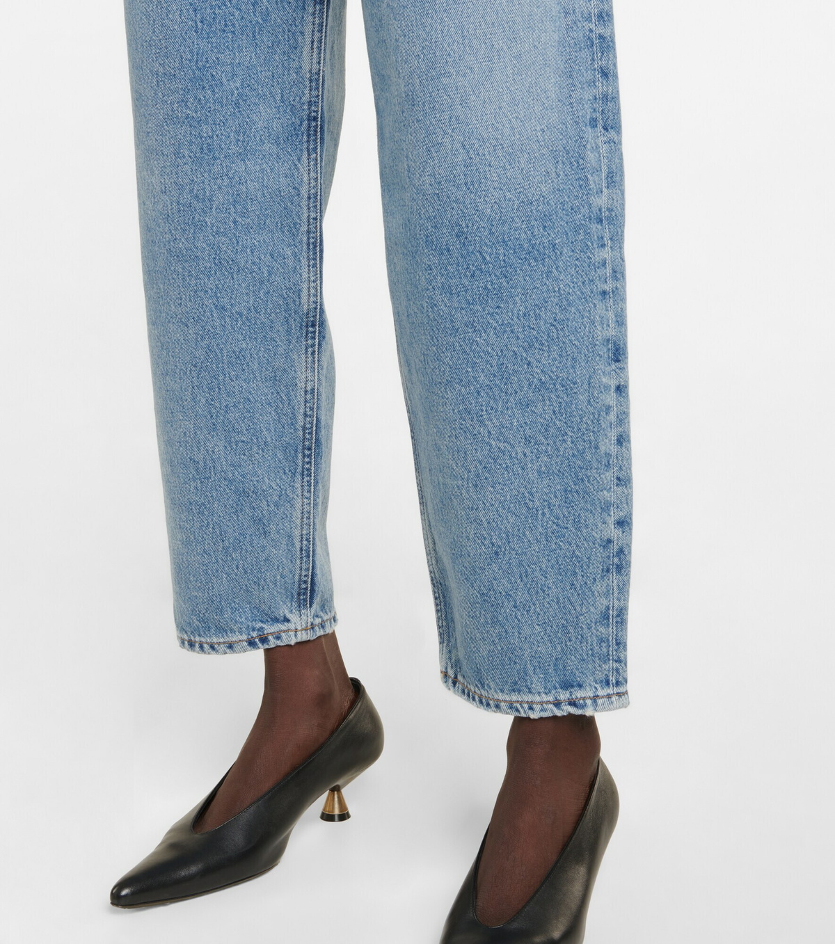 Agolde - Tapered Baggy high-rise jeans