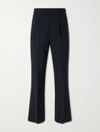 Fear of God - Flared Pleated Wool-Blend Trousres - Black