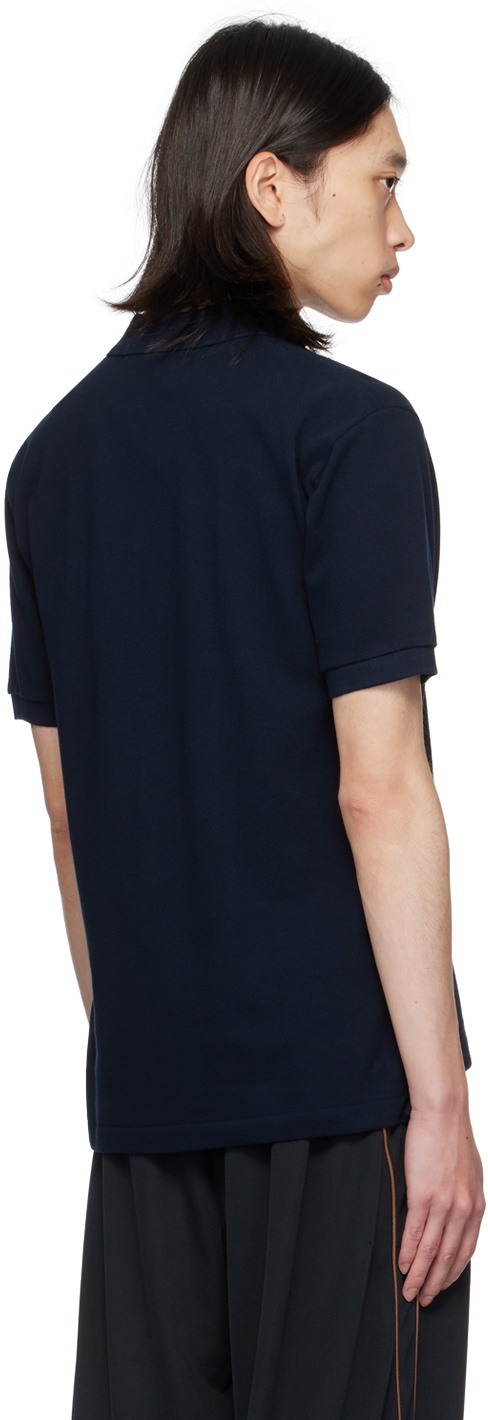 COMME des GARÇONS PLAY Navy Heart Polo