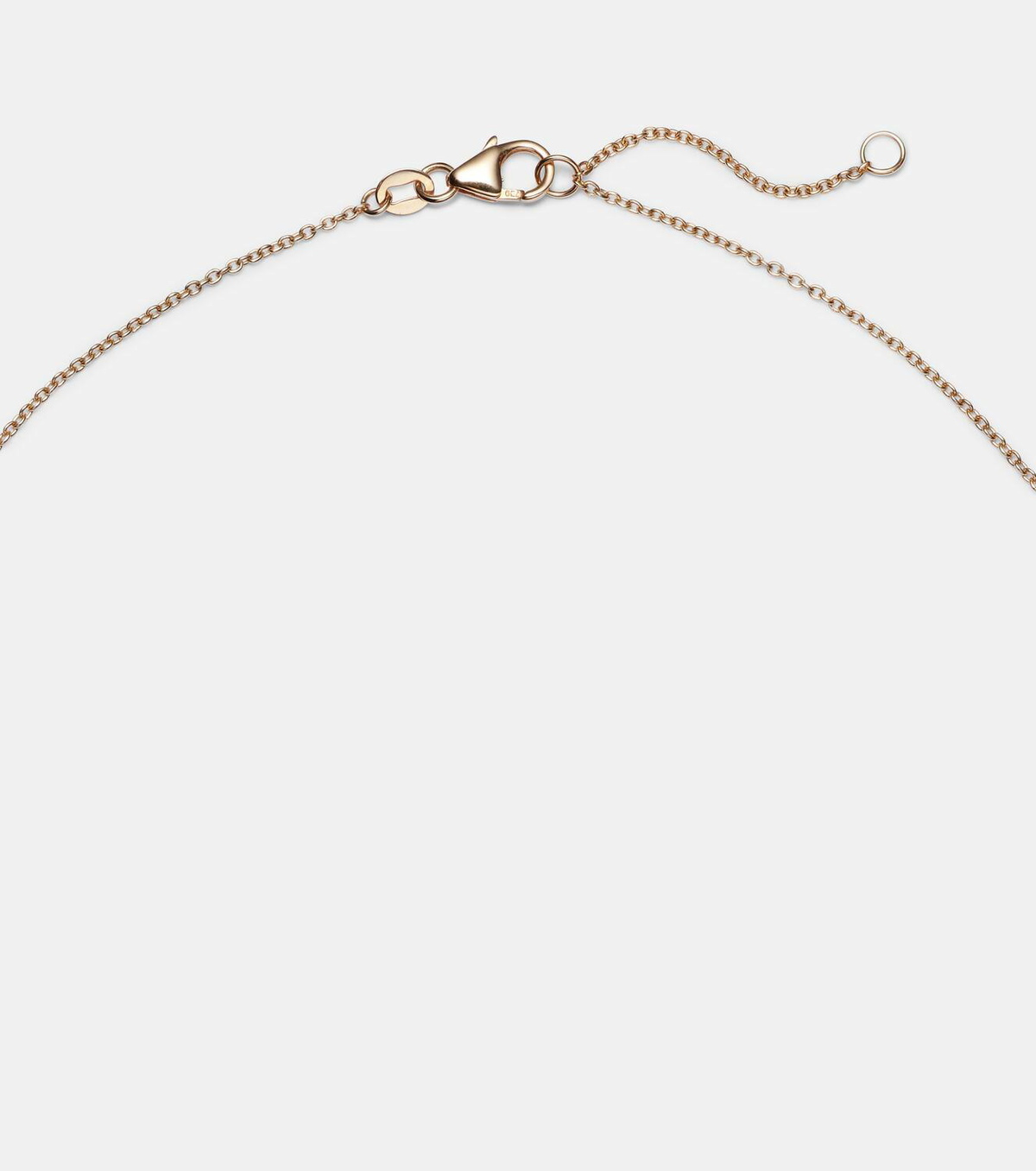 Bucherer Fine Jewellery Blush 18ct rose gold pendant necklace with morganite and diamonds
