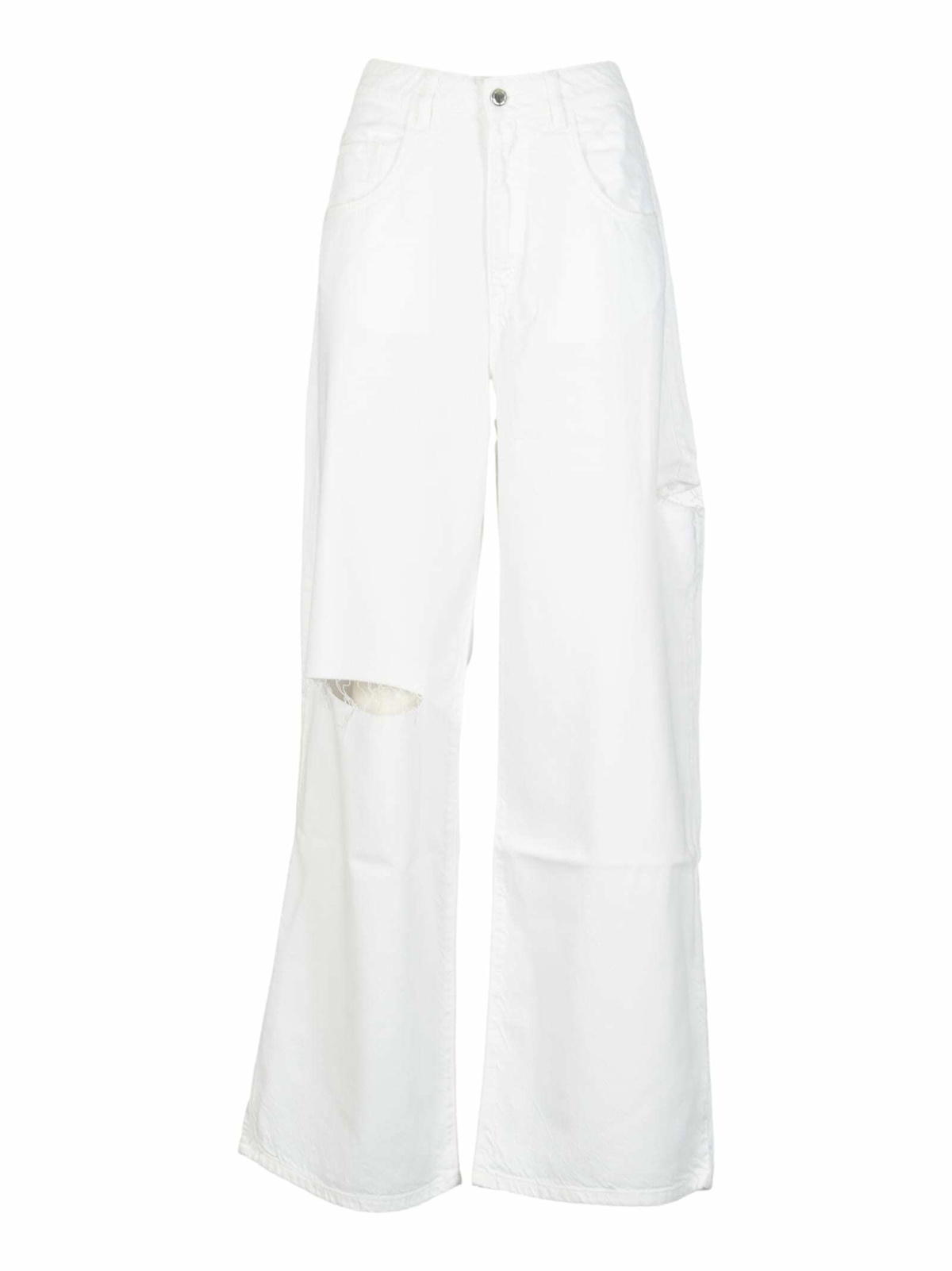 Icon Denim Flared Rip Jeans