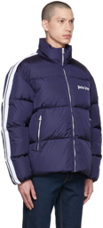 Palm Angels Navy Classic Track Down Jacket
