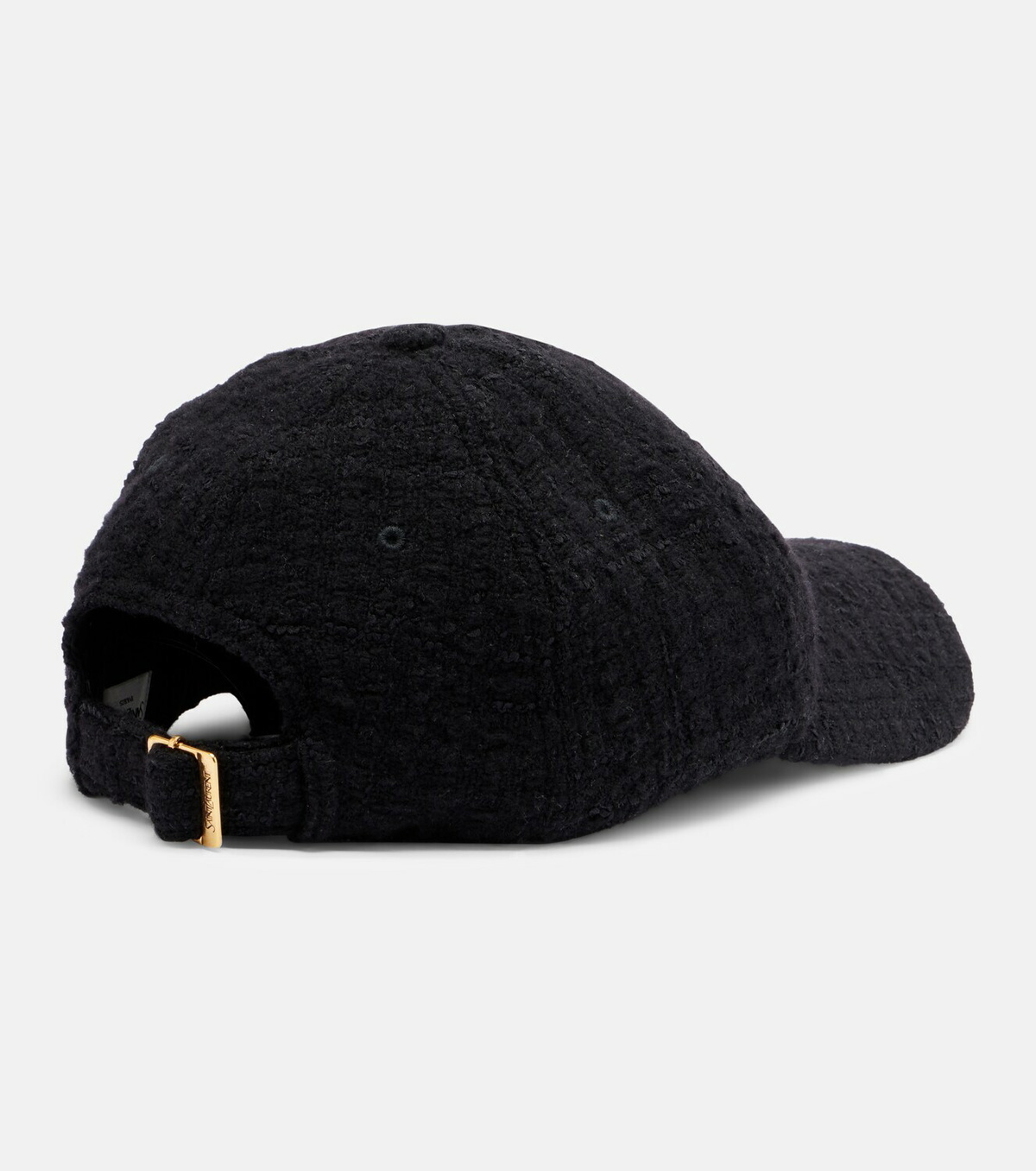 Saint Laurent Wool tweed baseball cap