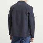 NN07 Men's Blaze Seersucker Shirt Jacket in Navy Blue