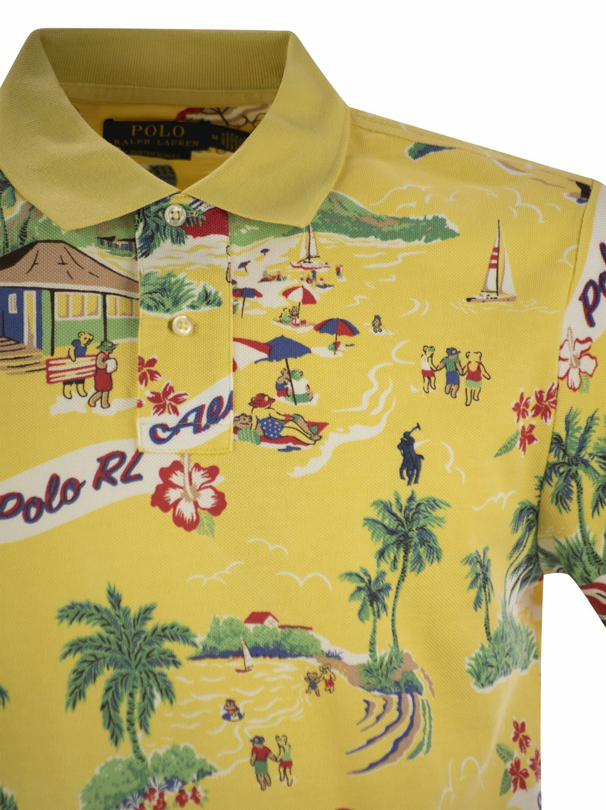 Polo Ralph Lauren Polo Bear Custom Slim-fit Pique Polo Polo