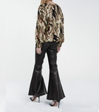 Khaite Charles high-rise flared pants