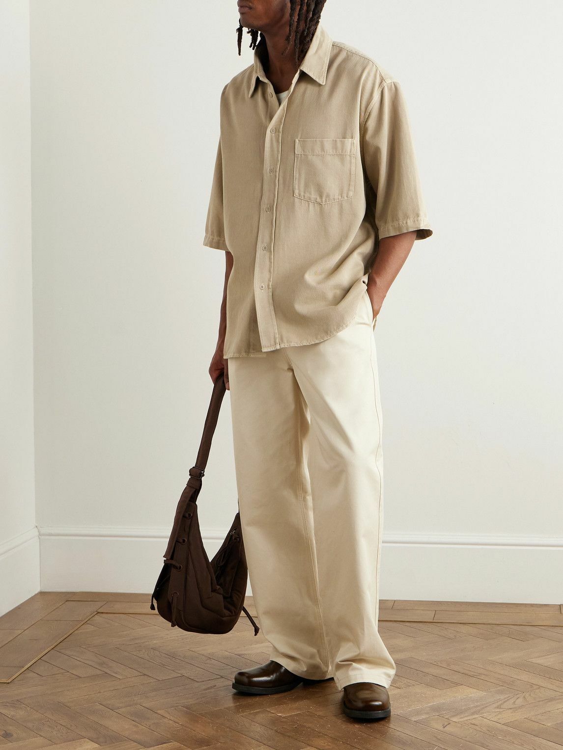 【25ss】LEMAIRE S/S DENIM SHIRT CUSTARD 46 nbrapr10menskimecomm-138_1024x