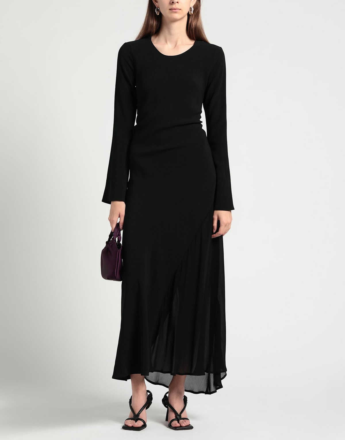 Jucca Womens Maxi dress in Black