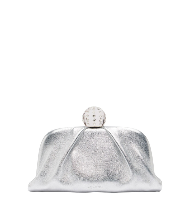 Photo: Aquazzura Tequila embellished canvas clutch