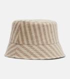 Brunello Cucinelli Striped canvas bucket hat