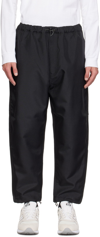 Photo: Comme des Garçons Homme Black Drawstring Trousers