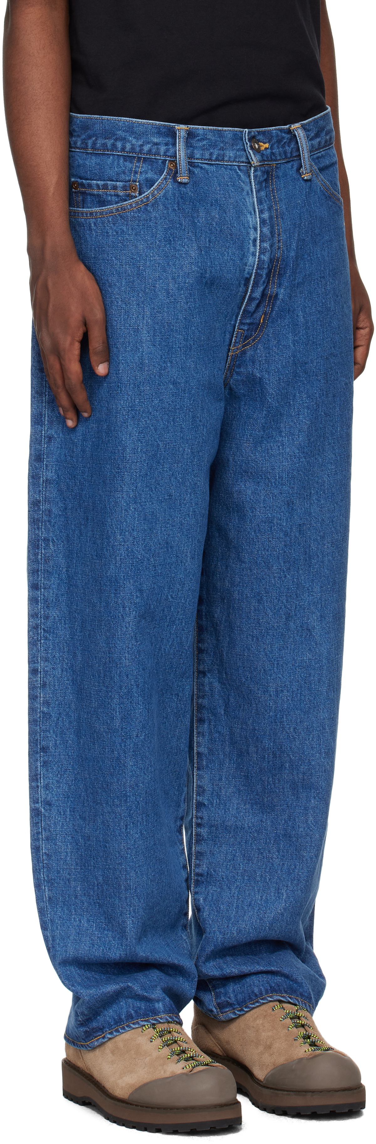 WTAPS Blue Straight Jeans