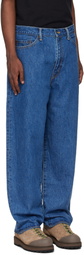 WTAPS Blue Straight Jeans