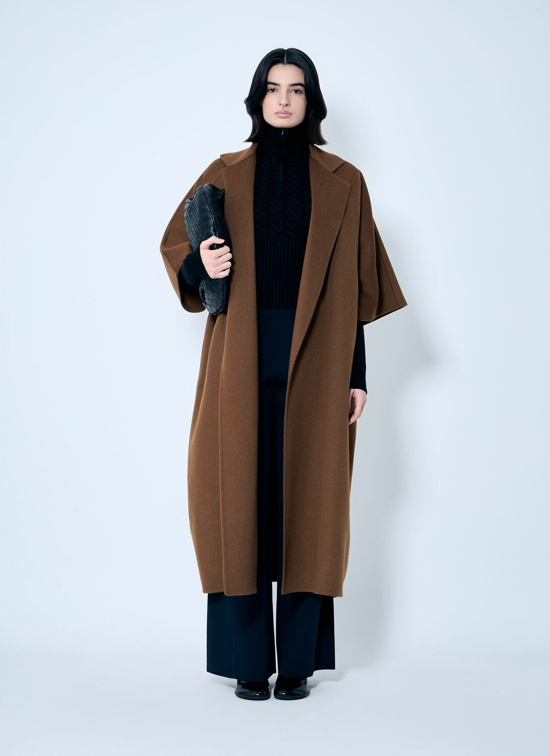 Max Mara Draped Cape Coat