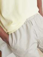 Boglioli - Straight-Leg Cotton-Blend Twill Shorts - Neutrals