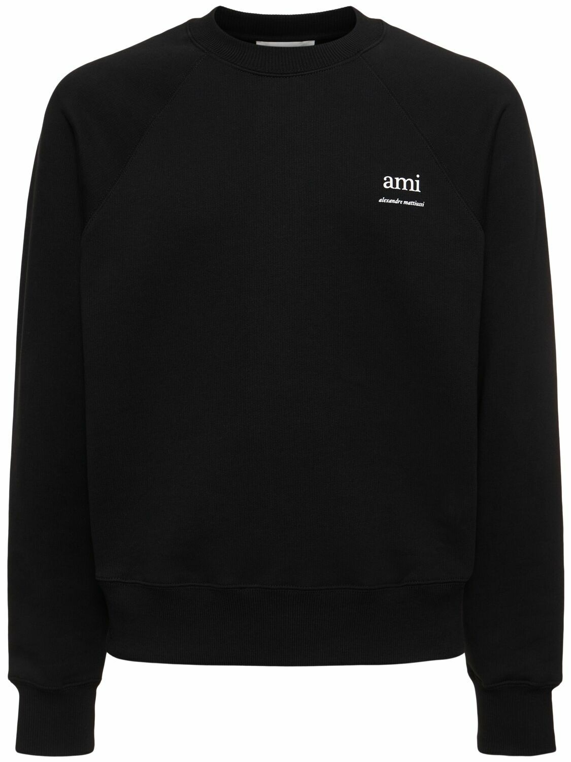 Photo: AMI PARIS - Logo Printed Boxy Sweatshirt