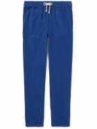 La Paz - Beach Tapered Cotton-Corduroy Drawstring Trousers - Blue