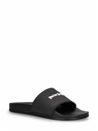 PALM ANGELS - Essential Logo Rubber Pool Slide Sandals