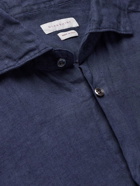 Incotex - Linen Shirt - Blue