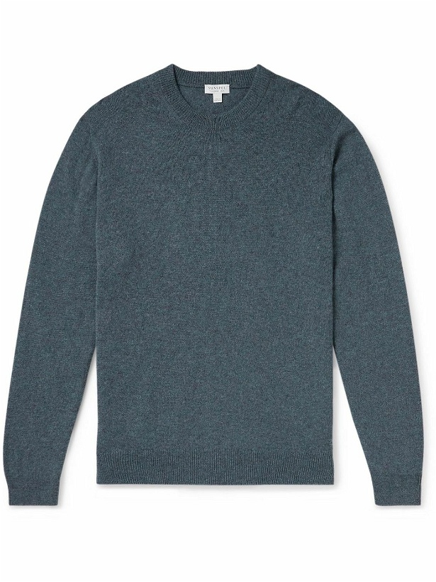 Photo: Sunspel - Cashmere Sweater - Blue