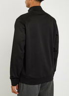 Boss Stimmann Half-zip Cotton-blend Sweatshirt Black