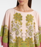 La DoubleJ Swathe Placée reversible satin poncho