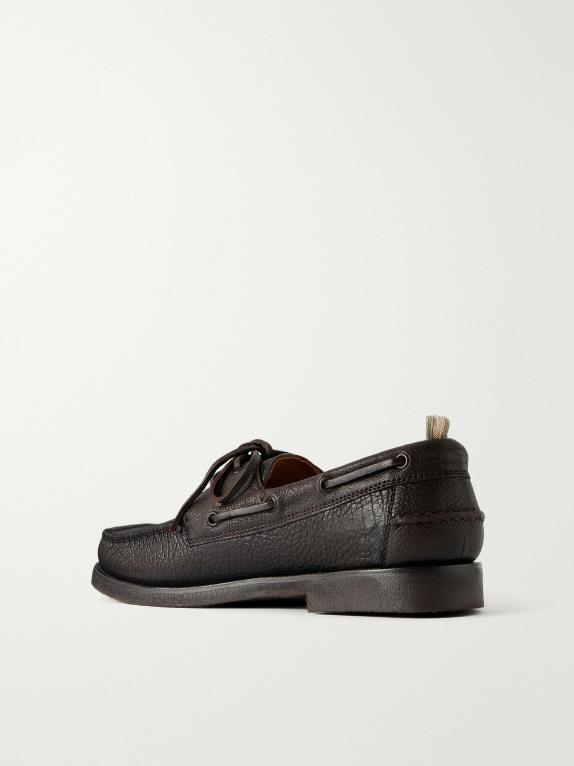 Officine Creative - Balfron 002 Leather Boat Shoes - Brown
