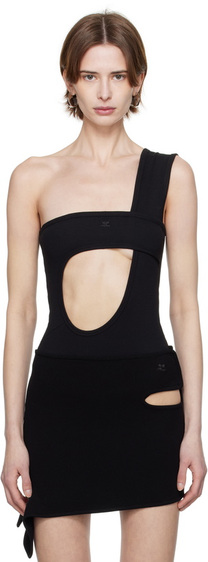 Photo: Courrèges Black Loop 90's Rib Bodysuit