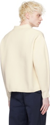 LE17SEPTEMBRE Off-White Balloon Sleeve Cardigan